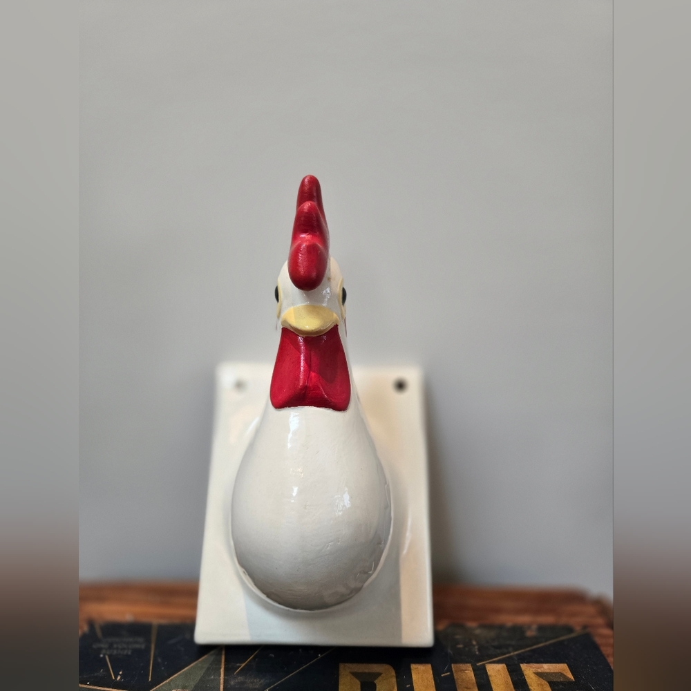 Ceramic Rooster Wall Decor